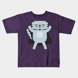 Dracula Cat Kids T-Shirt